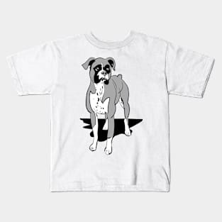 Boxer Dog Kids T-Shirt